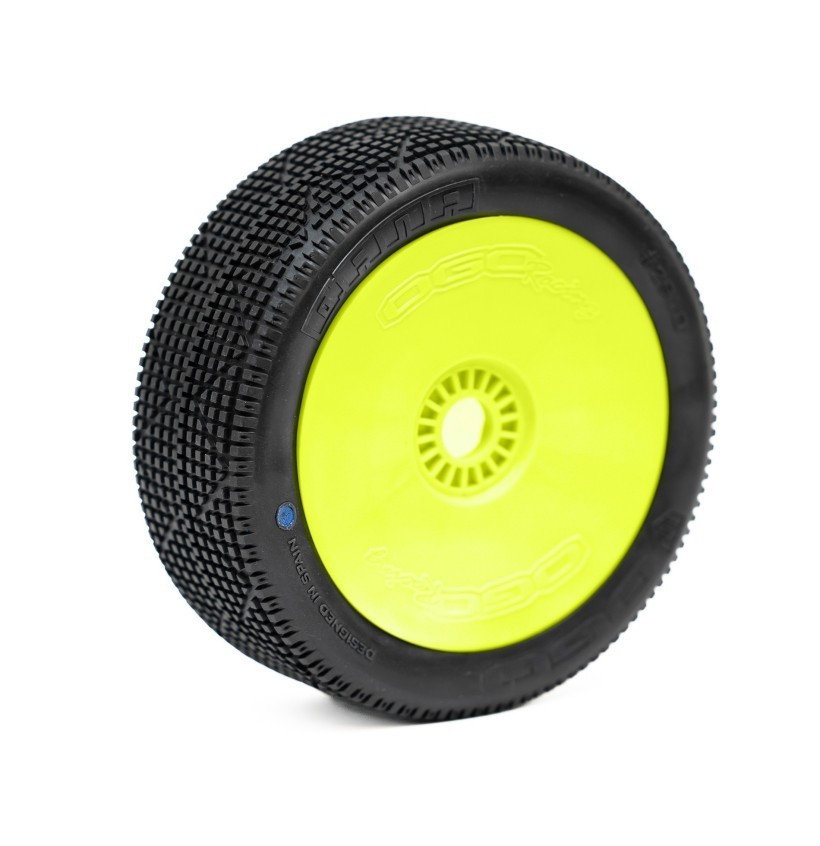 1:8 BUGGY DANA SOFT PRE-MOUNTED YELLOW(2) "H COMPOUND"