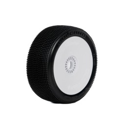 1:8 BUGGY VULCANO CLAY PRE-MOUNTED WHITE 2PCS "CH COMPOUND"