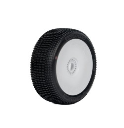 1:8 BUGGY WIND HARD PRE-MOUNTED WHITE (2) "H COMPOUND"