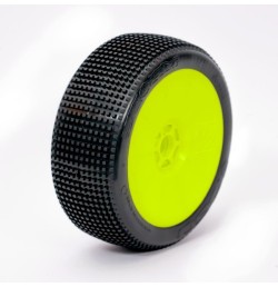 1:8 BUGGY STORM CLAY SUPER SOFT PRE-MOUNTED YELLOW (2) "CH COMPOUND"