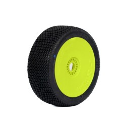 1:8 BUGGY TWISTER ULTRA SOFT PRE-MOUNTED YELLOW (2) "H COMPOUND"