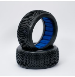 1:8 BUGGY TIDE HARD RUBBER+INSERT (2)"H COMPOUND"