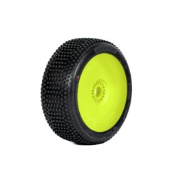 1:8 BUGGY TIDE SOFT PRE-MOUNTED YELLOW (2) "H COMPOUND"