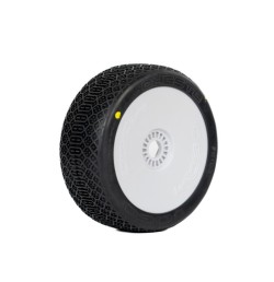 1:8 BUGGY CHESTE HARD PRE-MOUNTED WHITE (2) "H COMPOUND"