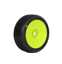 1:8 BUGGY CHESTE ULTRA SOFT PRE-MOUNTED YELLOW (2) "H COMPOUND"