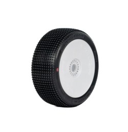 1:8 BUGGY STORM ULTRA SOFT PRE-MOUNTED WHITE (2) "H COMPOUND"