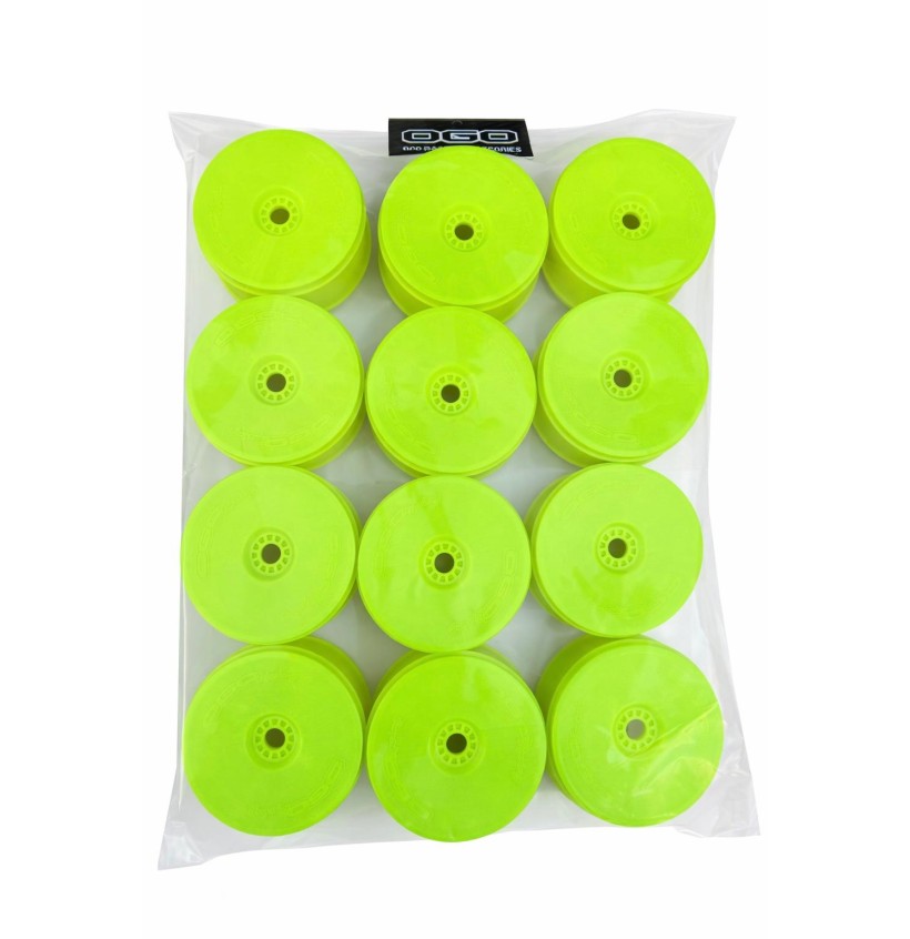 1:8 TRUGGY WHEEL AIR V2 3 SETS YELLOW (12PCS)
