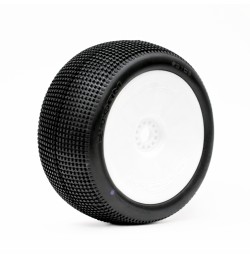 1:8 TRUGGY STORM SOFT PRE-MOUNTED WHITE 2PCS "H COMPOUND"