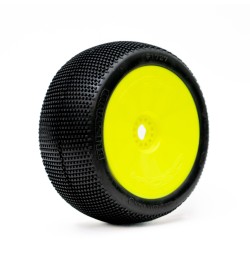 1:8 TRUGGY BLIZZARD SUPER SOFT PRE-MOUNTED YELLOW 2PCS "H COMPOUND"